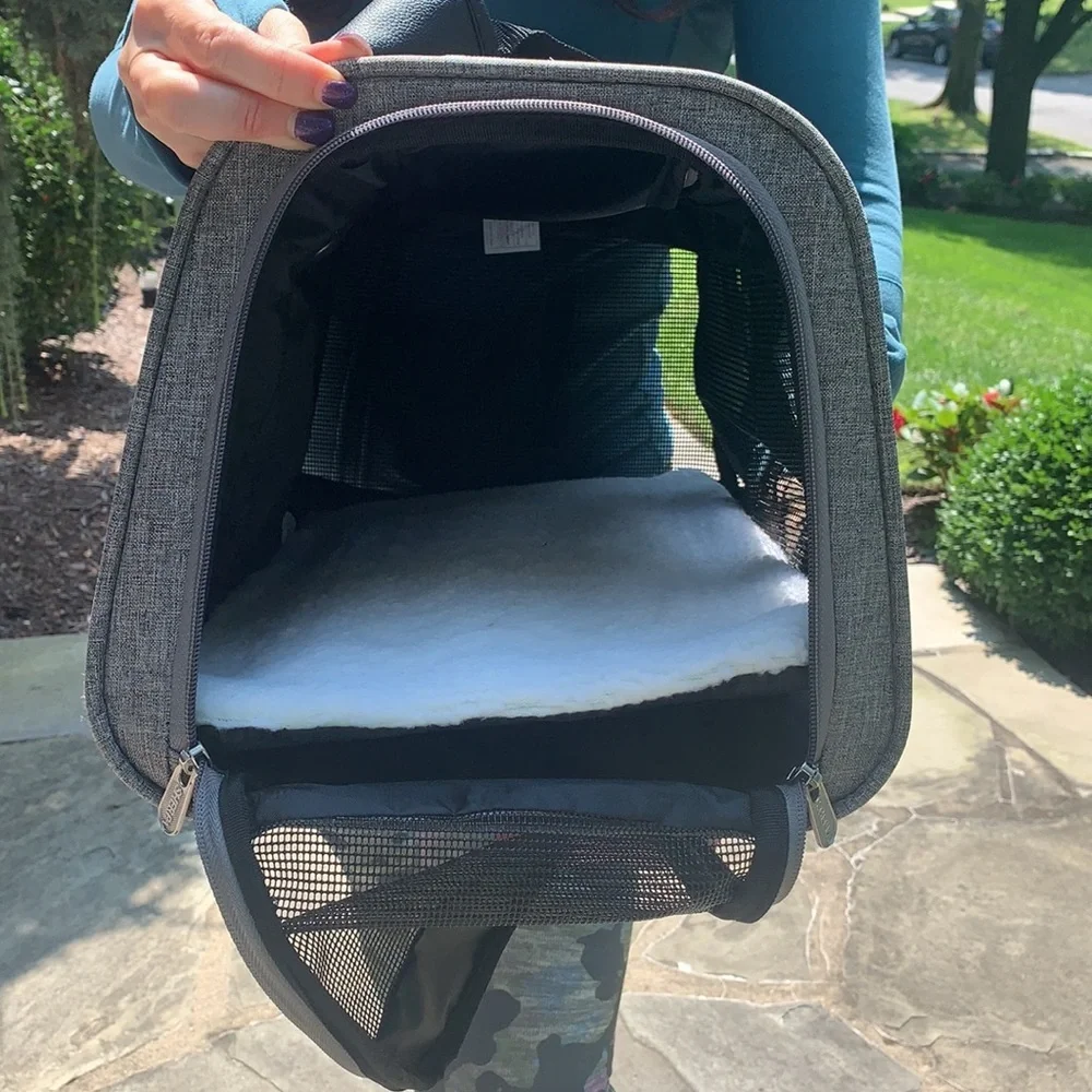 Sherpa Element Gray Dog Carrier